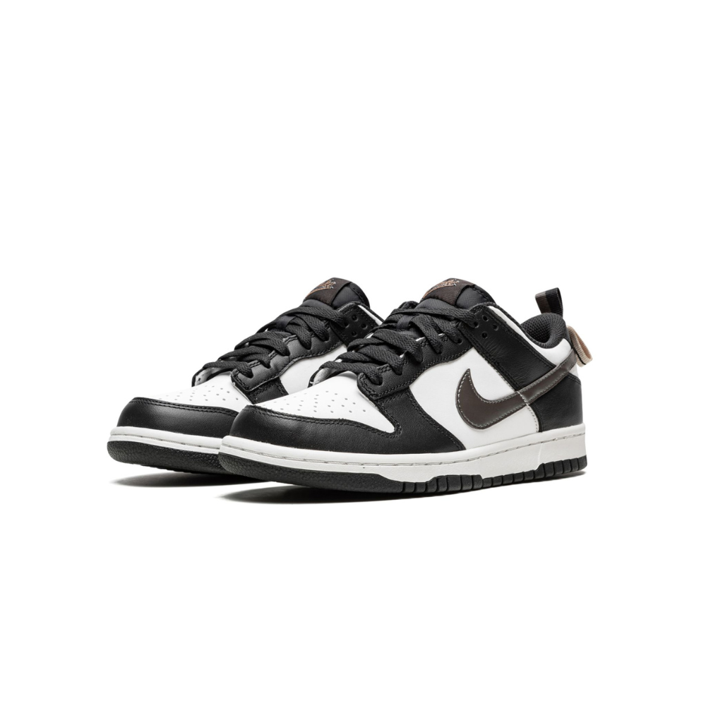 Nike Dunk Low Black White Metallic (GS)