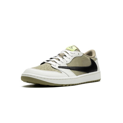 Travis Scott Jordan 1 Low Golf Olive