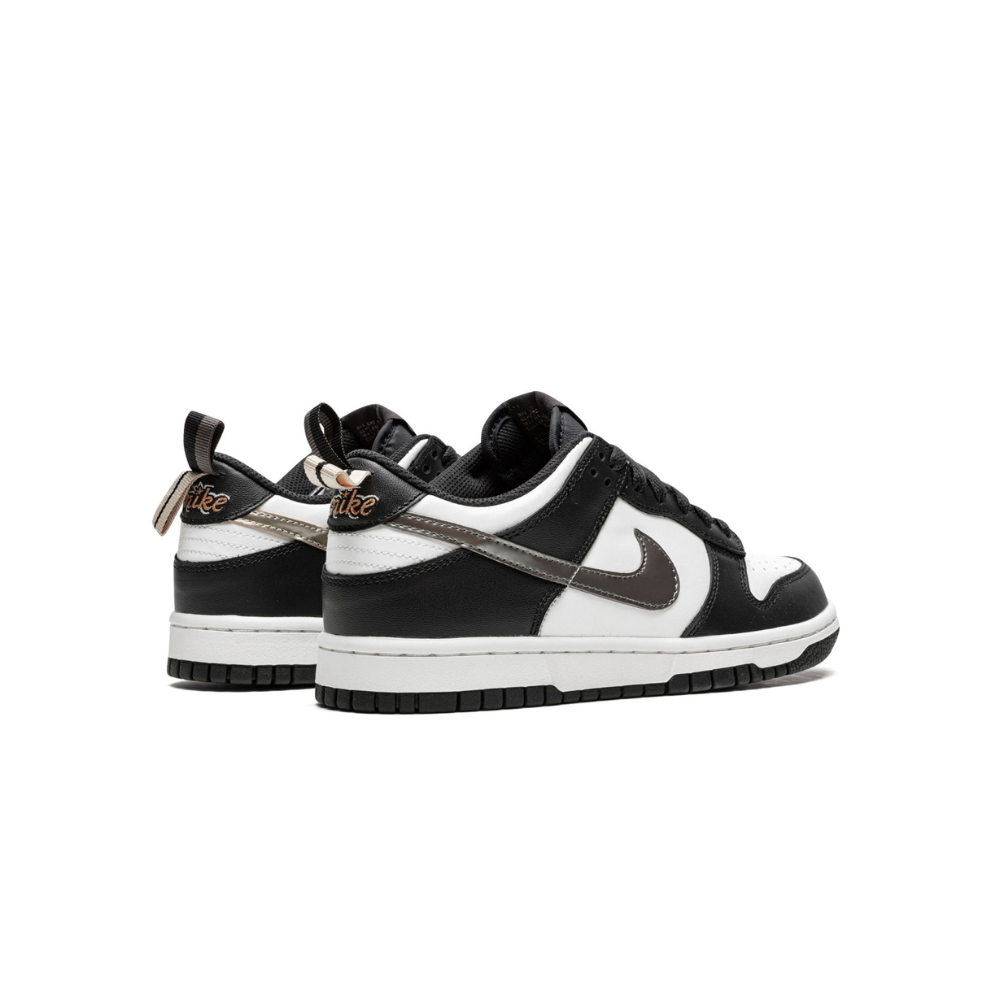 Nike Dunk Low Black White Metallic (GS)