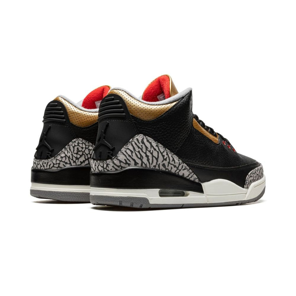 Jordan 4 Black Cement Gold (W)